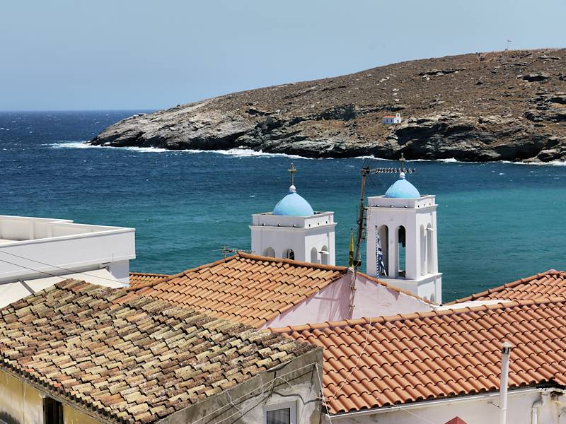 Chora Andros Terrasse Cafe 07
