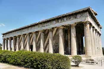 L'Agora d'Athènes et le temple de Zeus