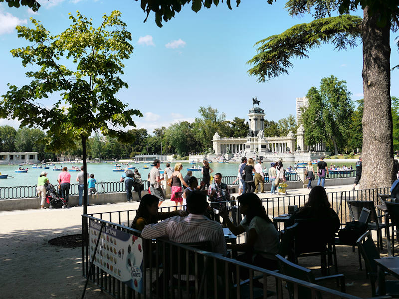 Madrid Parc Retiro Activites Grand Bassin