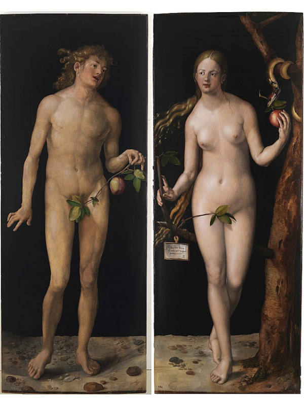 Adam And Eve Albretch Durer Musee Del Prado