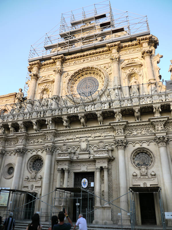 Lecce Les Pouilles Basilique Santa Croce