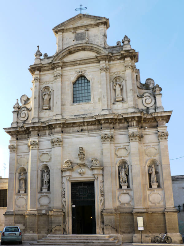 Lecce Les Pouilles Eglise Alcantarine